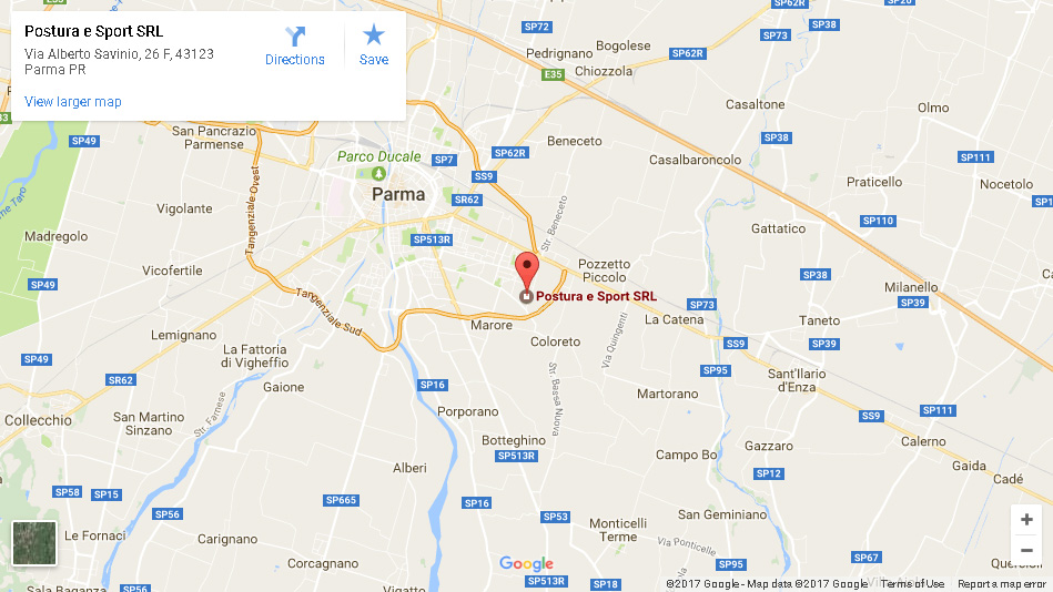 google map postura e sport contatto